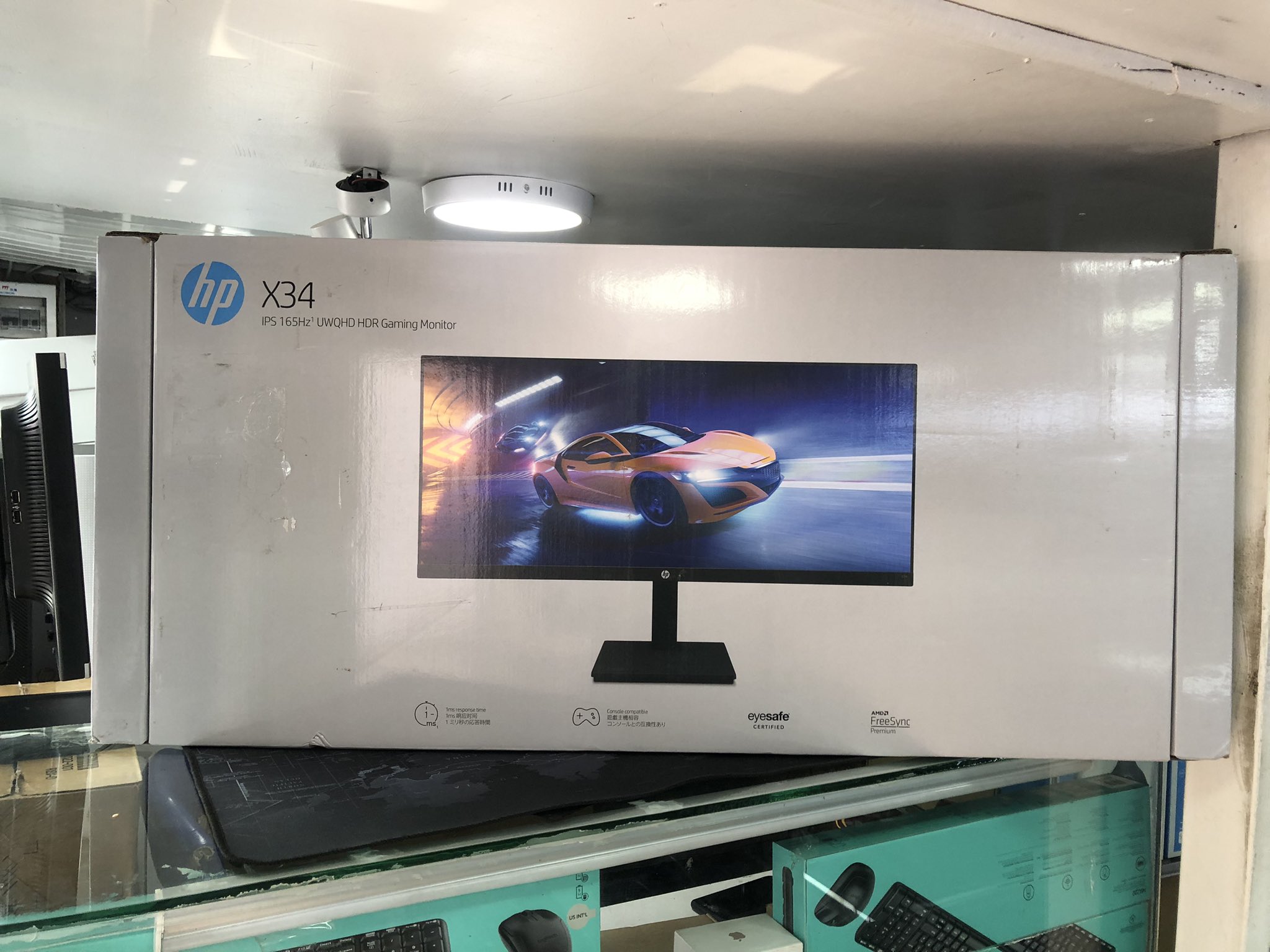 返品不可】 - ガム様専用 HP X34 natsumi WQHD ゲーミングディスプレイ