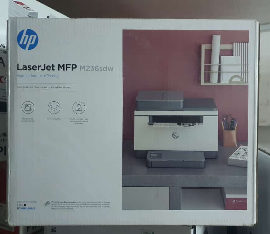 HP Color Laserjet Pro M183fw Wireless All-in-One Laser Printer, White -  Print Scan Copy Fax - 16 ppm, 600 x 600 dpi, Voice-Activated, 35-Page ADF,  Ethernet : Office Products 