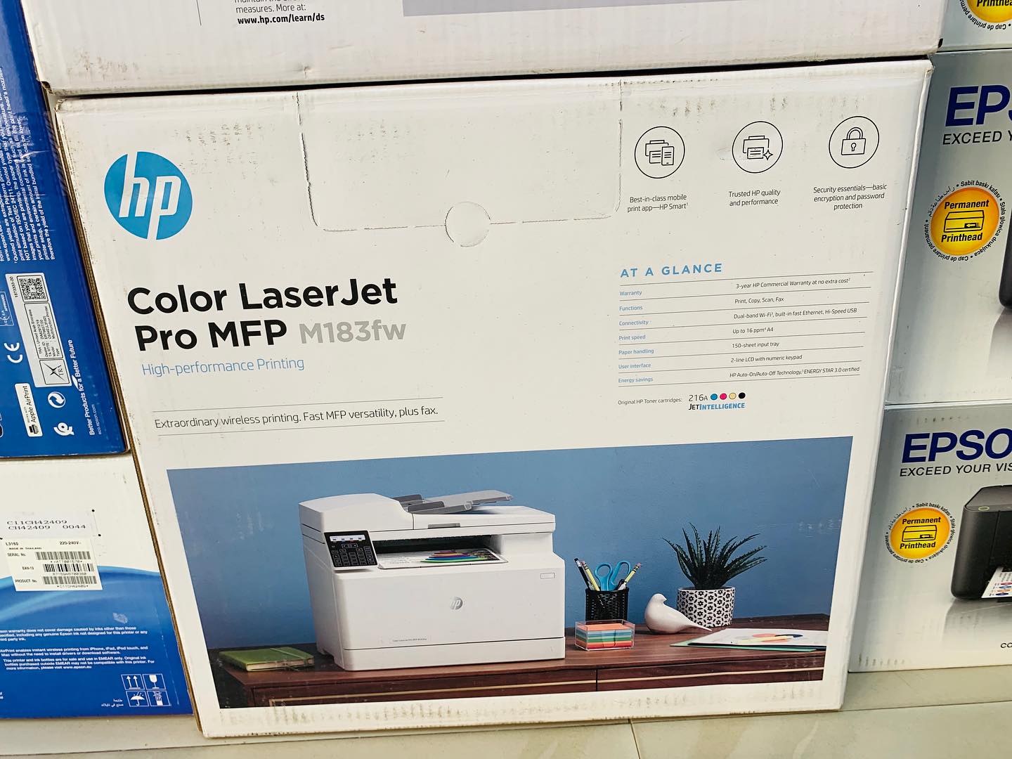 HP Color LaserJet Pro MFP M183fw A4 Colour Multifunction Laser Printer 
